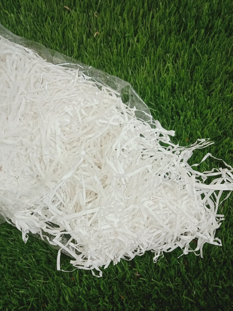 Shredded Paper | Paper Fillers (Off-white) -50gm