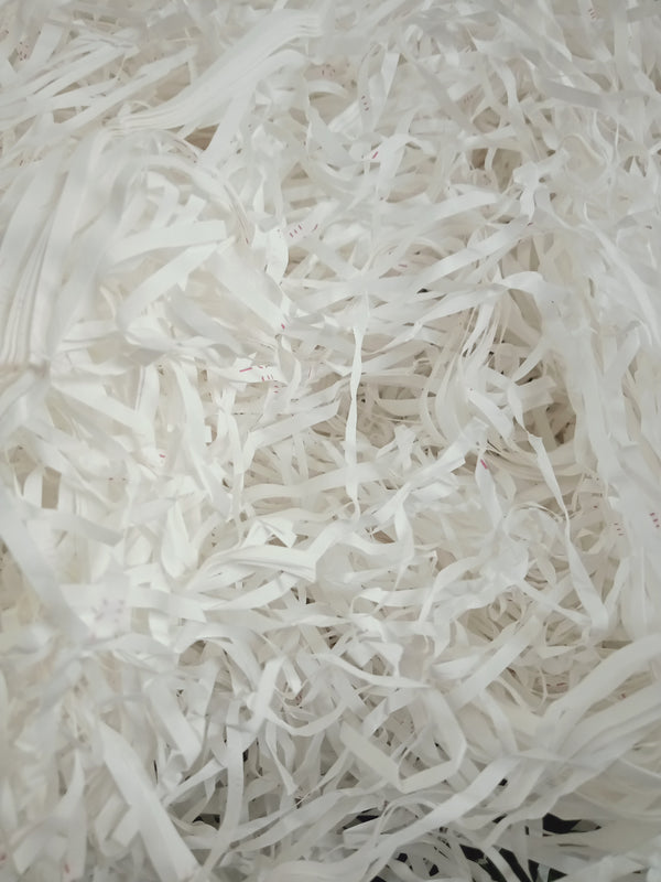Shredded Paper | Paper Fillers (White) -50gm