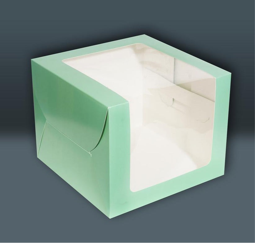 6 Inch Cake Box with Window - 6x6x6 – Frans Cake and Candy