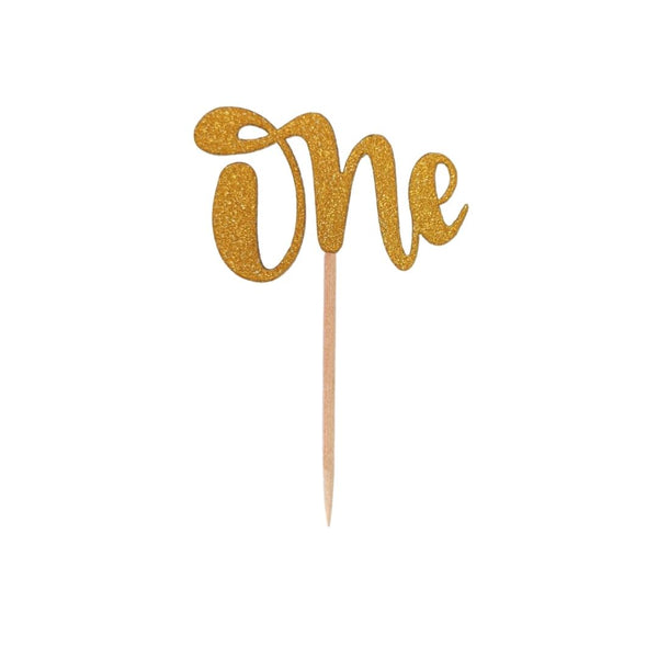 one | Cupcake Topper | Pack Of 20