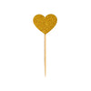 Golden Heart | Cupcake Topper | Pack Of 40