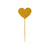 Golden Heart | Cupcake Topper | Pack Of 40