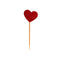 Red Heart | Cupcake Topper | Pack Of 40