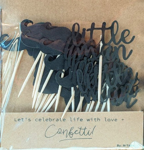 Little Man | Cupcake Topper | Pack Of 24