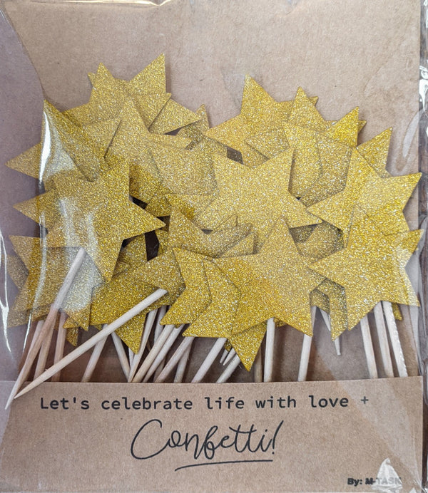 Star | Cupcake Topper | Pack Of 30